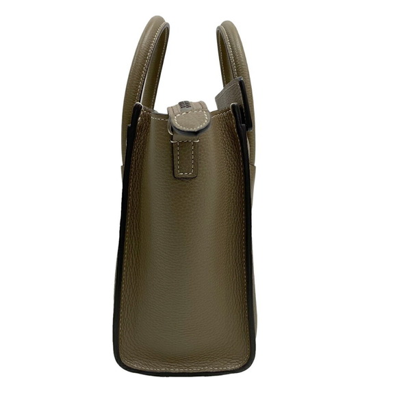 Celine Luggage Drummed Calfskin Shoulder Bag Suri Beige - Picture 6 of 9